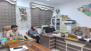 قسم التشجير الحضري واللجنة المشرفة على تشجير طريق “يا حسين” يجريان جولة ميدانية لمتابعة خطوات تنفيذ المشروع