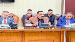 النائب الإداري لمحافظ واسط يحضر جانباً من جلسة مجلس المحافظة المرقمة (٥١)